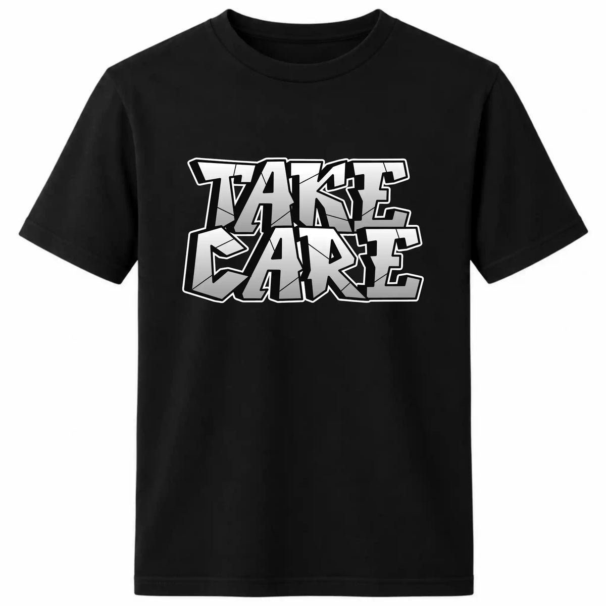 Take Care Graphic Regular Fit Cotton T-Shirt