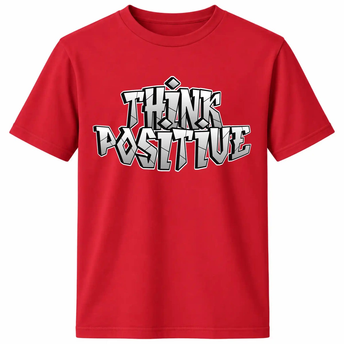 Think Positive Graphic Regular Fit T-Shirt